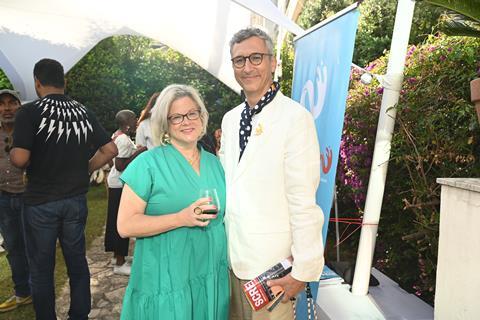 Wendy Mitchell, Screen International; Hedi Zardi, Marrakech International Film Festival